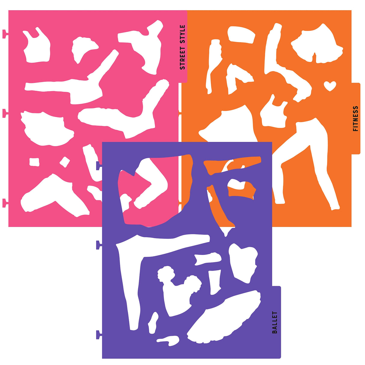 TOPModel Dance Sticker & Coloring Book – 30 Pages + Stencils by Depesche