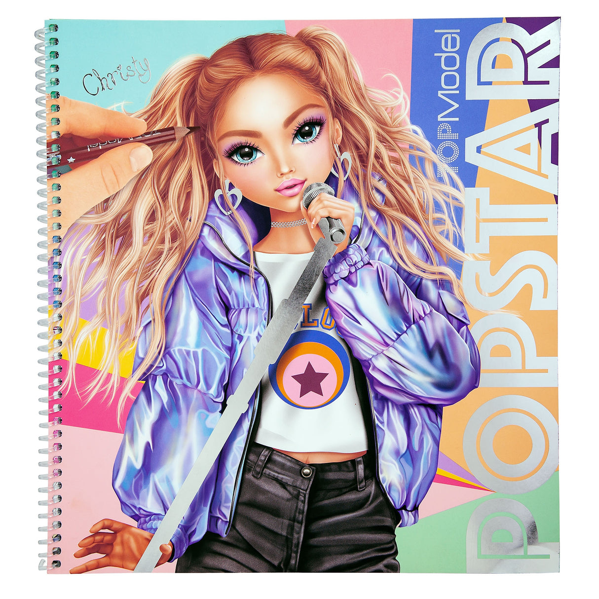 TOPModel Popstar Fashion Design Book – 131 Stickers & Templates by Depesche