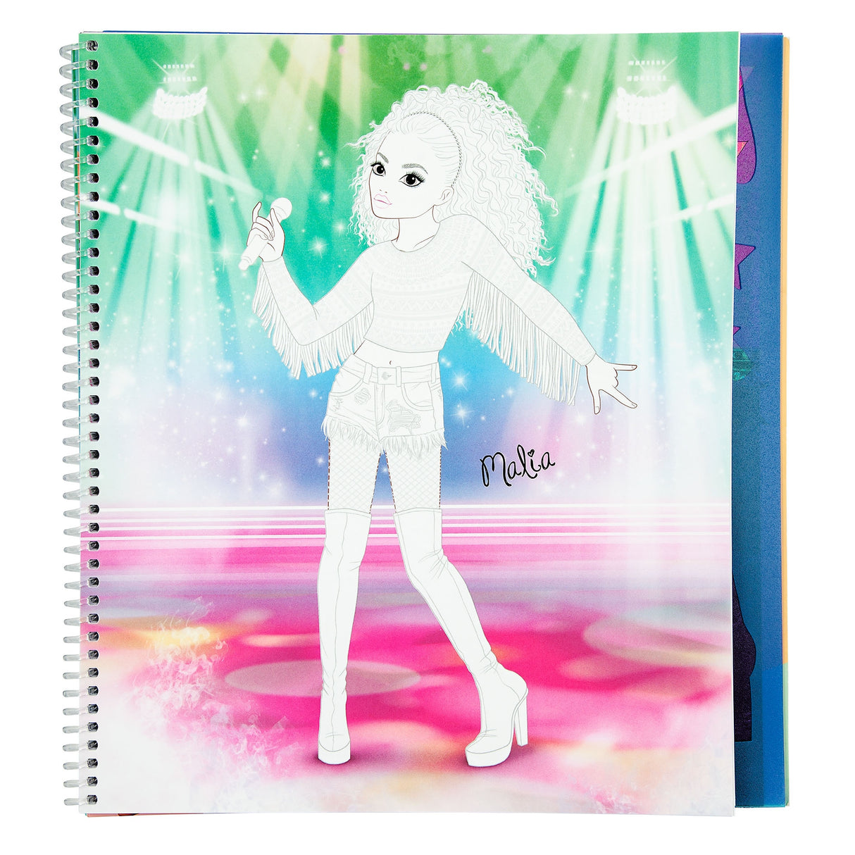 TOPModel Popstar Fashion Design Book – 131 Stickers & Templates by Depesche