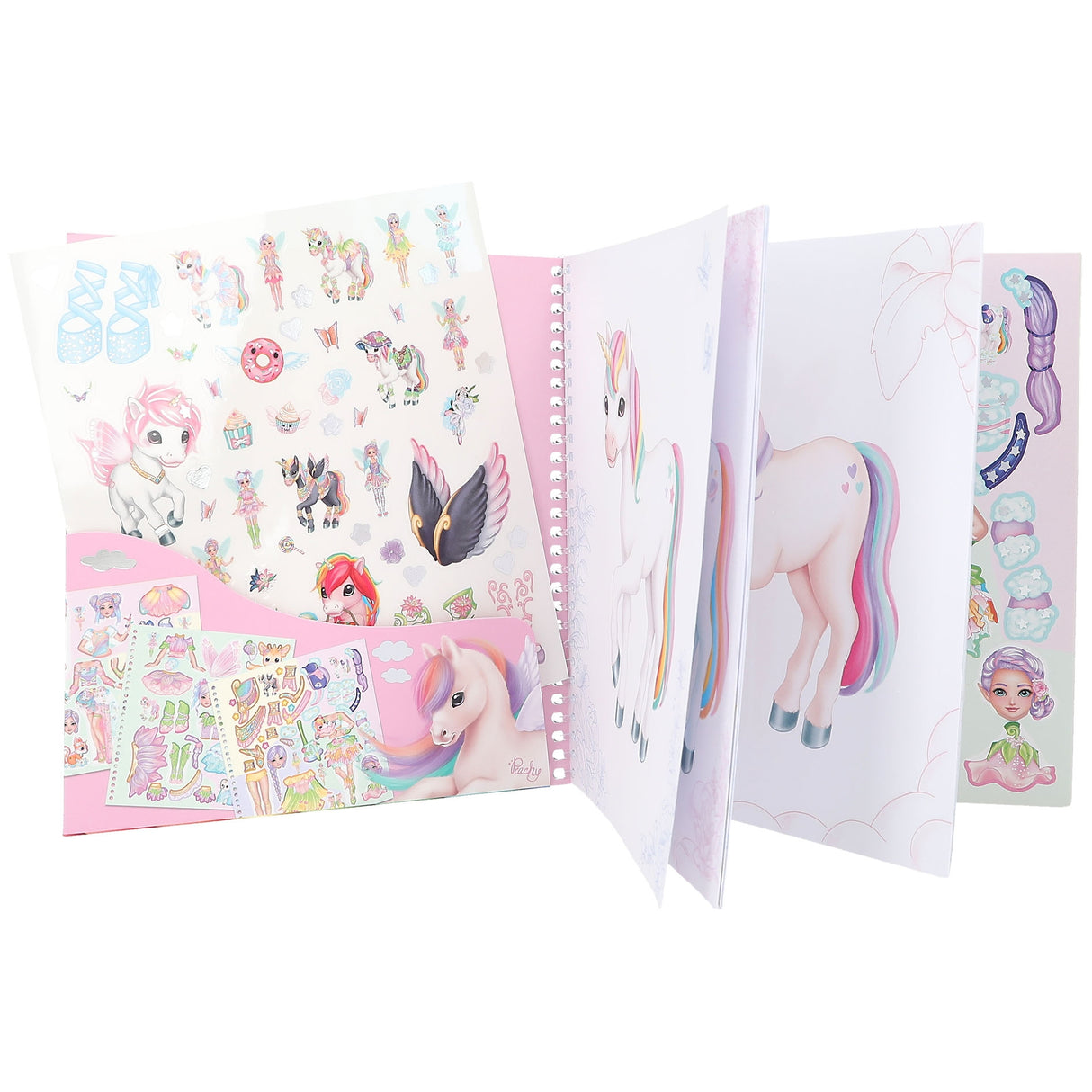 TOPModel Ylvi Dress Me Up Sticker Book - Magical Unicorn Fashion Fun by Depesche