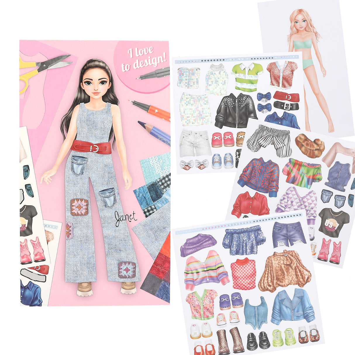 TOPModel Creative Design Studio - Drawing, Stickers & Fabric Patterns by Depesche