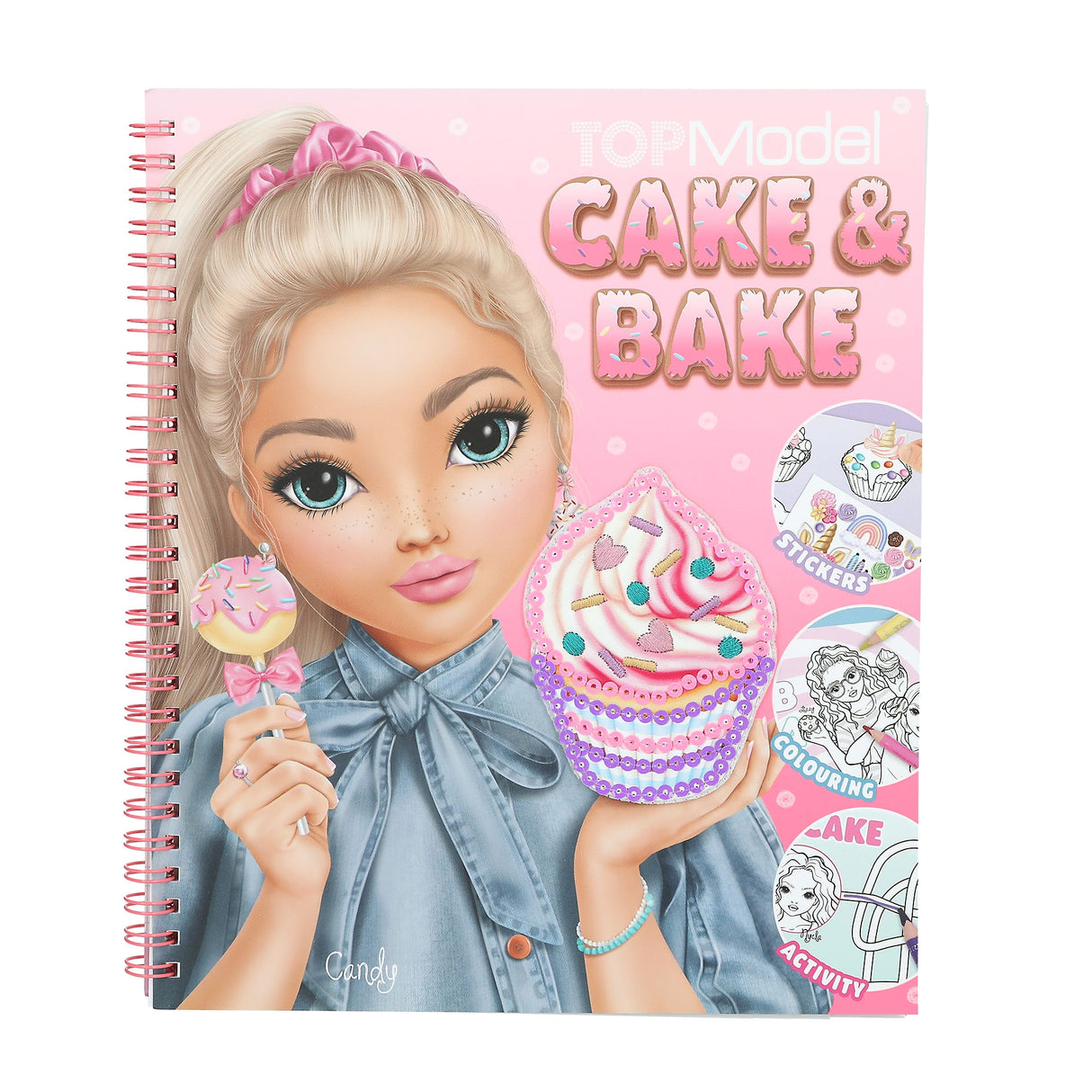 TOPModel Cake & Bake Coloring and Sticker Book by Depesche
