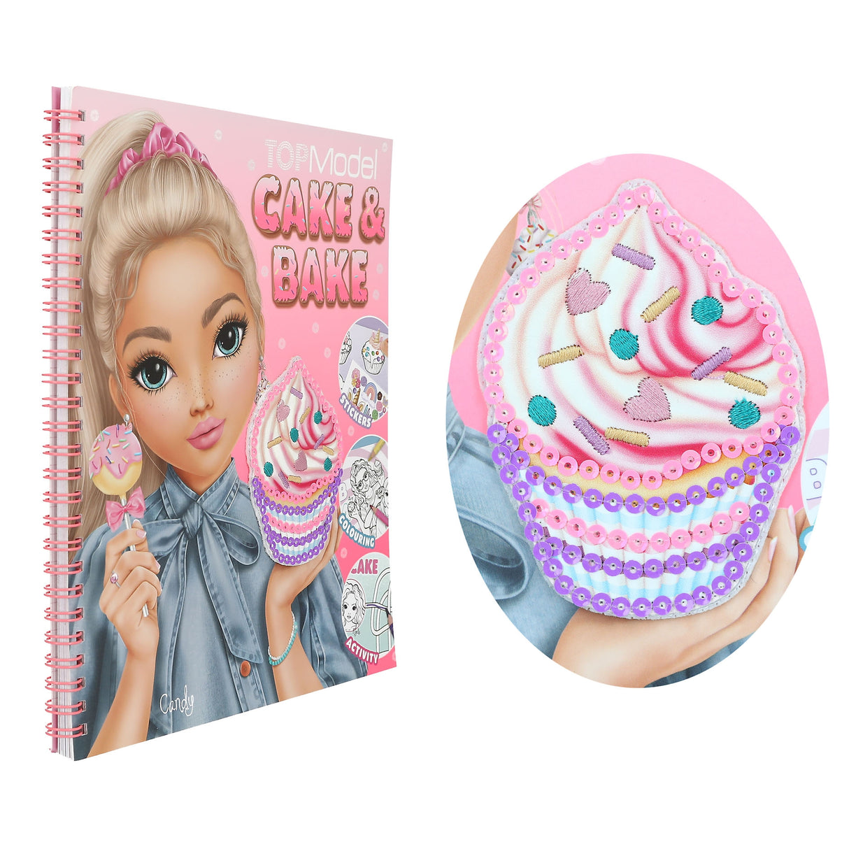 TOPModel Cake & Bake Coloring and Sticker Book by Depesche