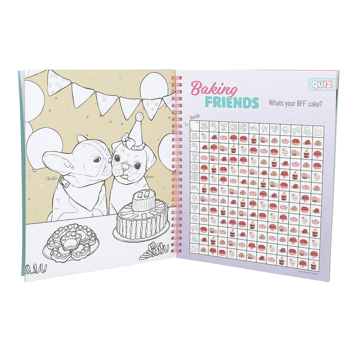 TOPModel Cake & Bake Coloring and Sticker Book by Depesche
