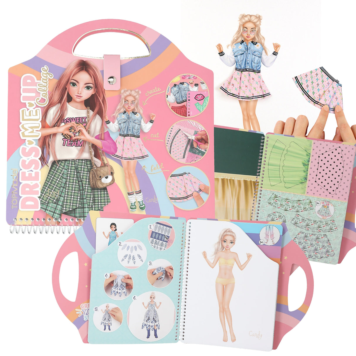 TOPModel Collage Fashion Book – Dress Me Up Creative Activity by Depesche