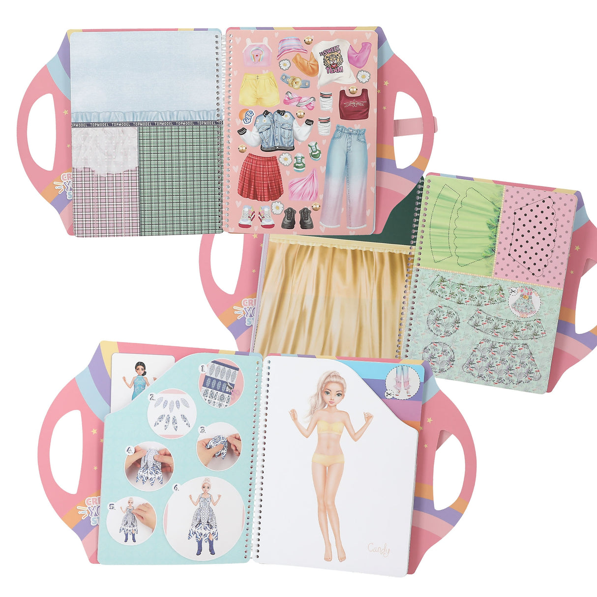 TOPModel Collage Fashion Book – Dress Me Up Creative Activity by Depesche