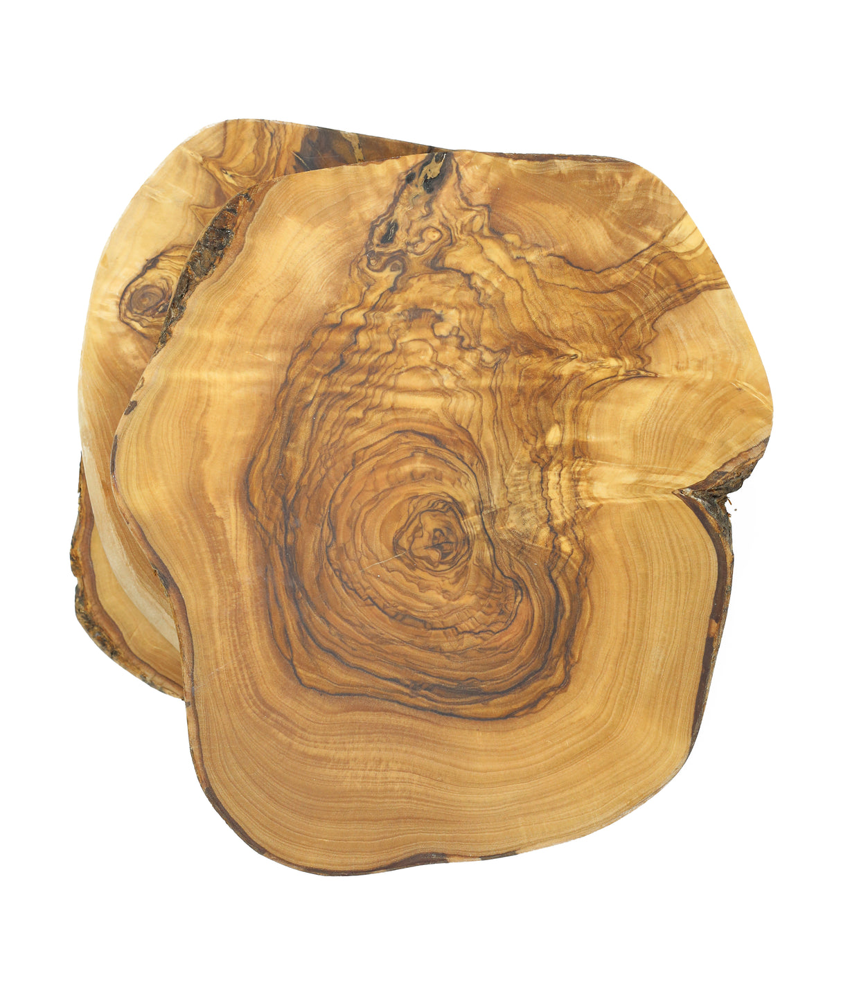 Oval Olive Tree Trivet or Small Cutting Board - Rustic 8 Inch