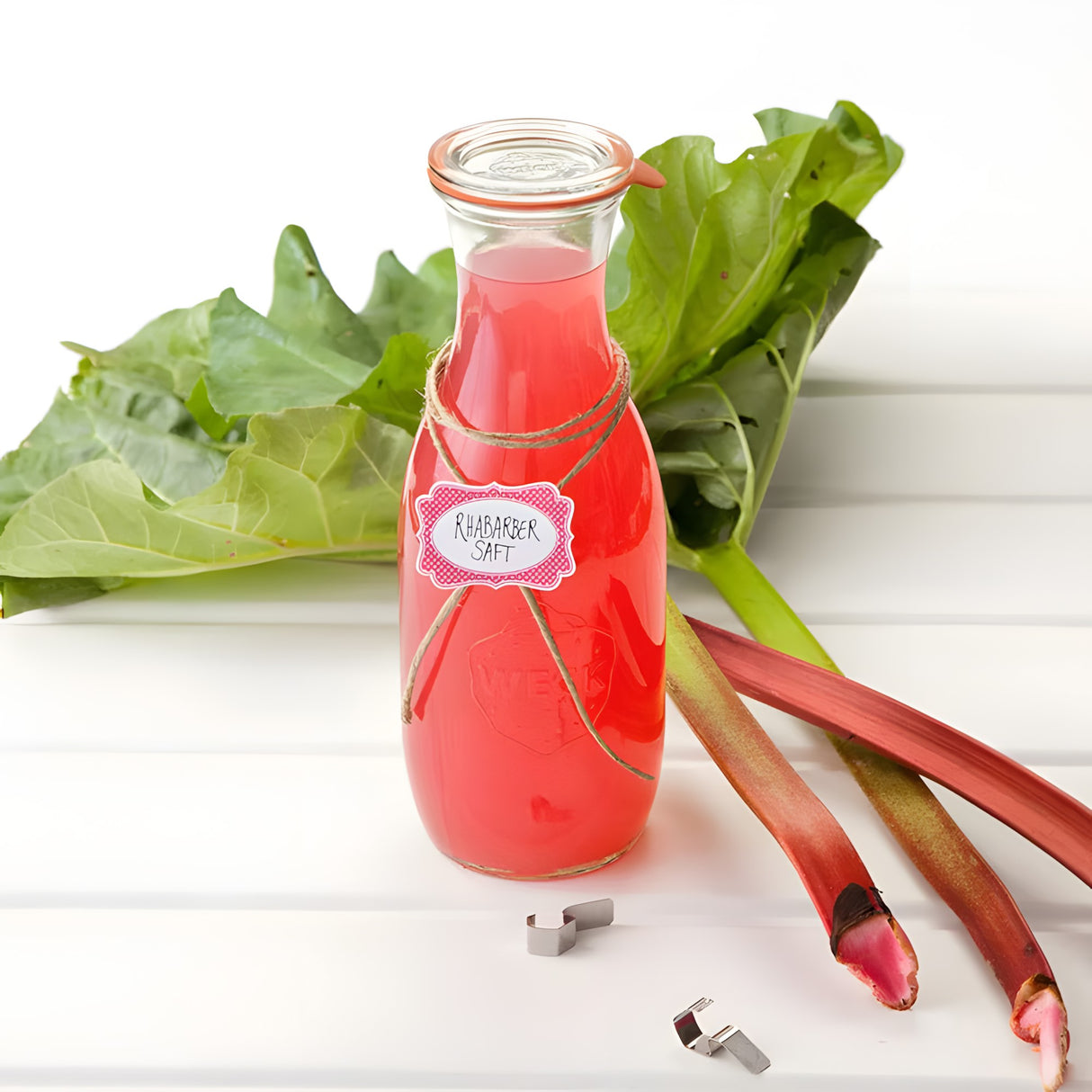 Weck 766 Juice Canning Jar 36 oz – Elegant Bottle for Infused Water and Juices