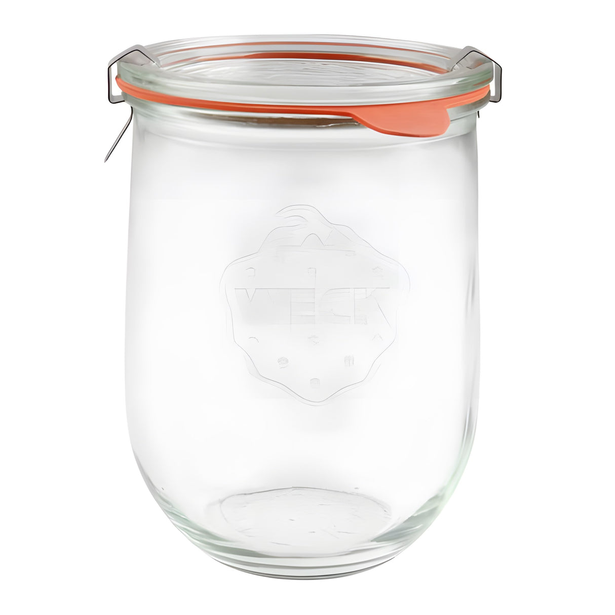Weck 745 Tulip Canning Jar 36 oz - Tall Glass for Starters and Ferments