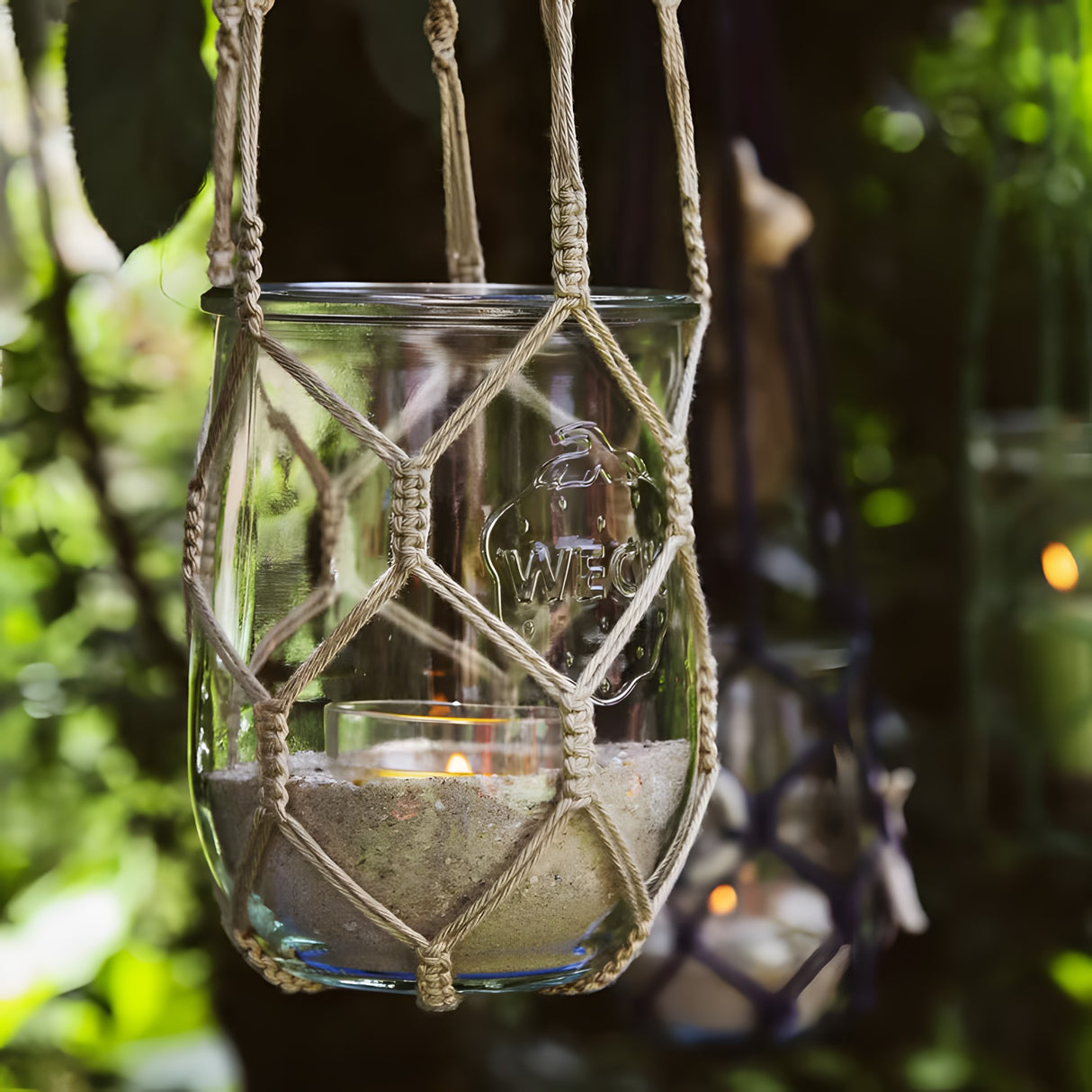 Weck 745 Tulip Canning Jar 36 oz - Tall Glass for Starters and Ferments