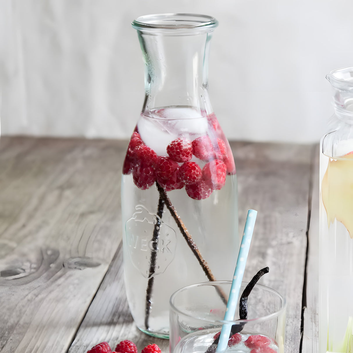 Weck 766 Juice Canning Jar 36 oz – Elegant Bottle for Infused Water and Juices