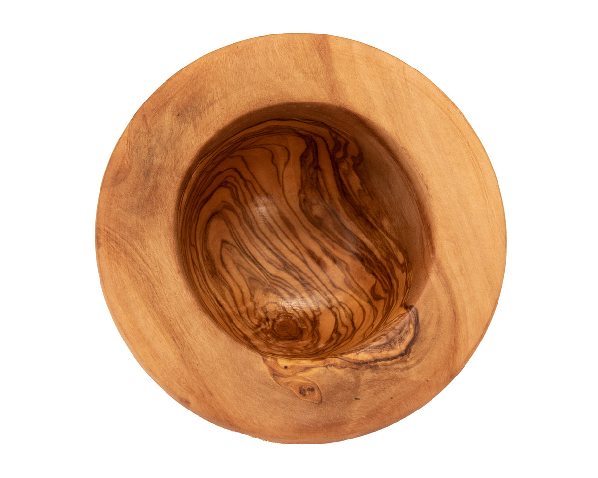 Olive Wood Mortar & Pestle - Rustic Handmade 5 Inch