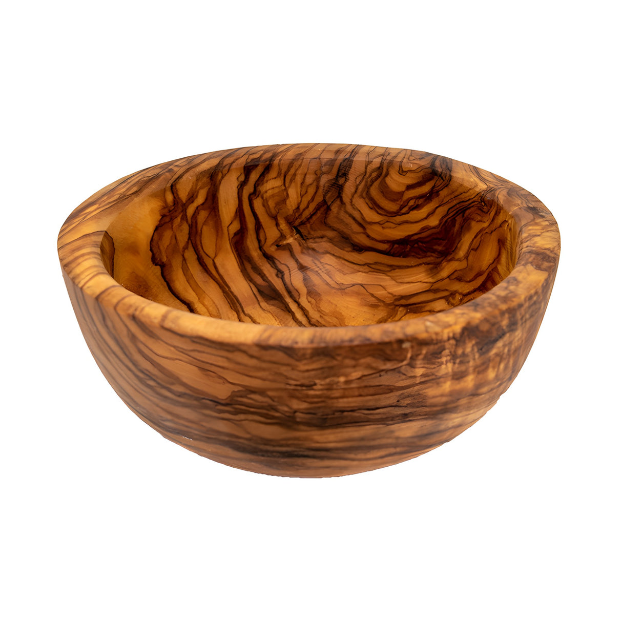 Olive Wood Small Salad & Fruit Bowl - Handcrafted 6 Inch