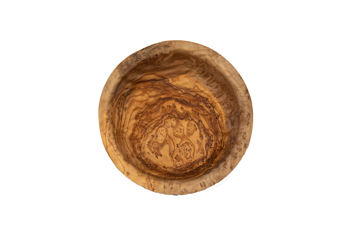 Olive Wood Small Salad & Fruit Bowl - Handcrafted 6 Inch