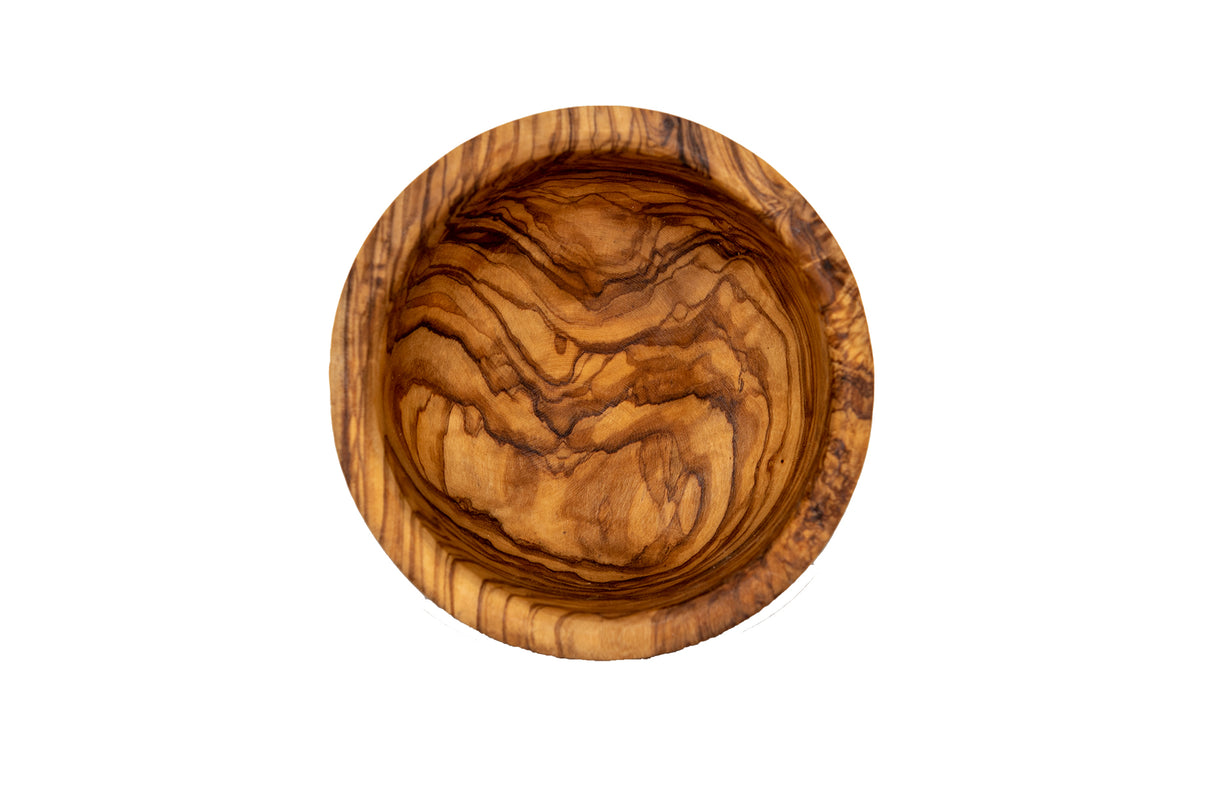 Olive Wood Small Salad & Fruit Bowl - Handcrafted 6 Inch