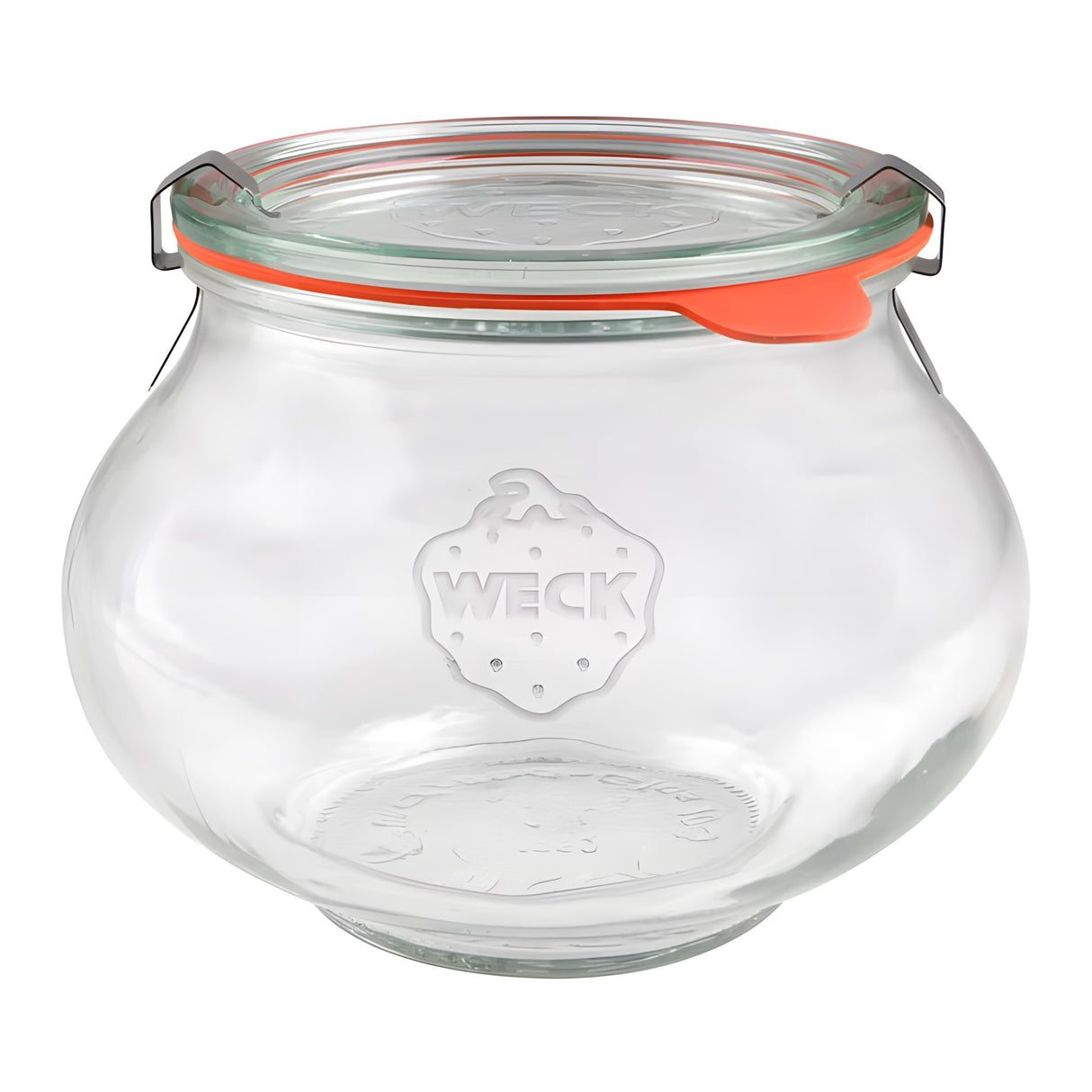 Weck 748 Deco Canning Jar 36 oz - Decorative Glass for Fermented Veggies and Pickled Fruit