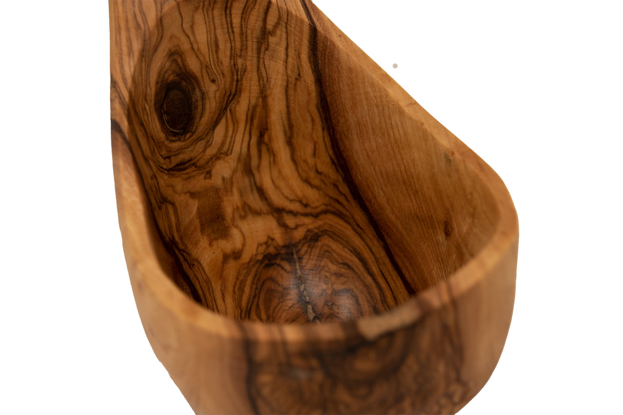Olive Wood Soup Ladle – Handcrafted 12 Inch