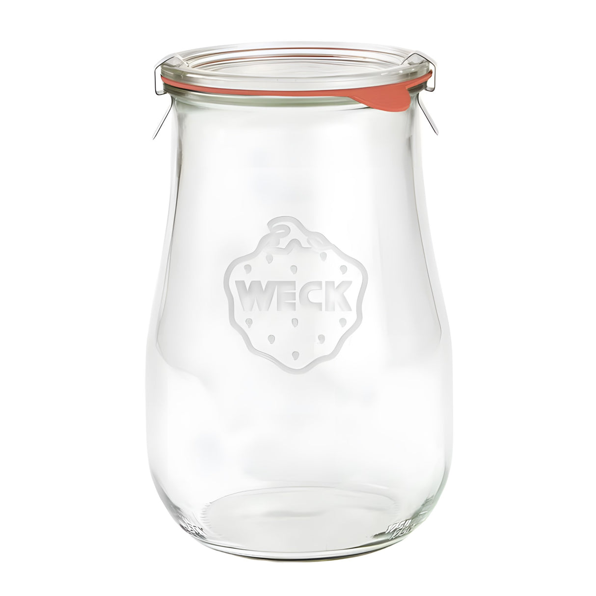 Weck 738 Canning Jar 59 oz - Decorative Glass for Fermenting and Floral Arrangements