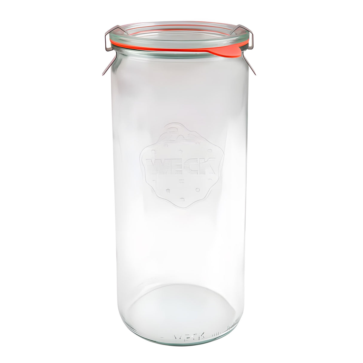 Weck 908 Cylindrical Canning Jar 35 oz – Airtight Glass for Preserving and Meal Prep Staples