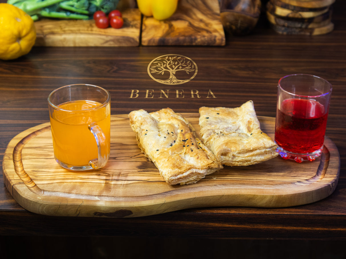 Oval Olive Wood Cutting Board for Cheese & Charcuterie - Handmade 16 Inch