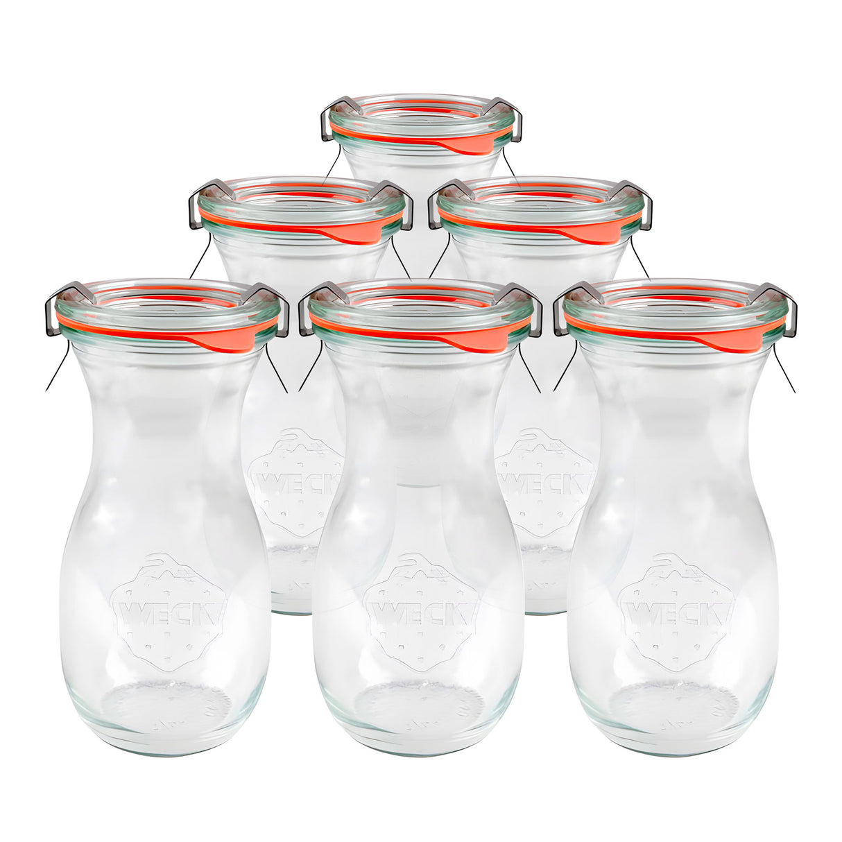 Weck 763 Juice Jar 10 oz – Versatile Mini Glass Bottle for Juices and Dressings