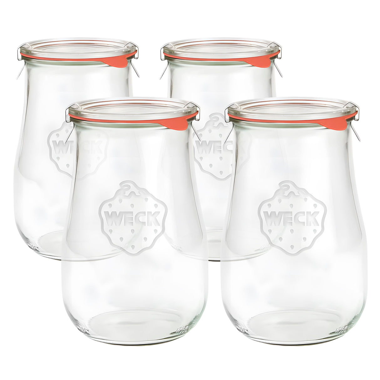 Weck 738 Canning Jar 59 oz - Decorative Glass for Fermenting and Floral Arrangements