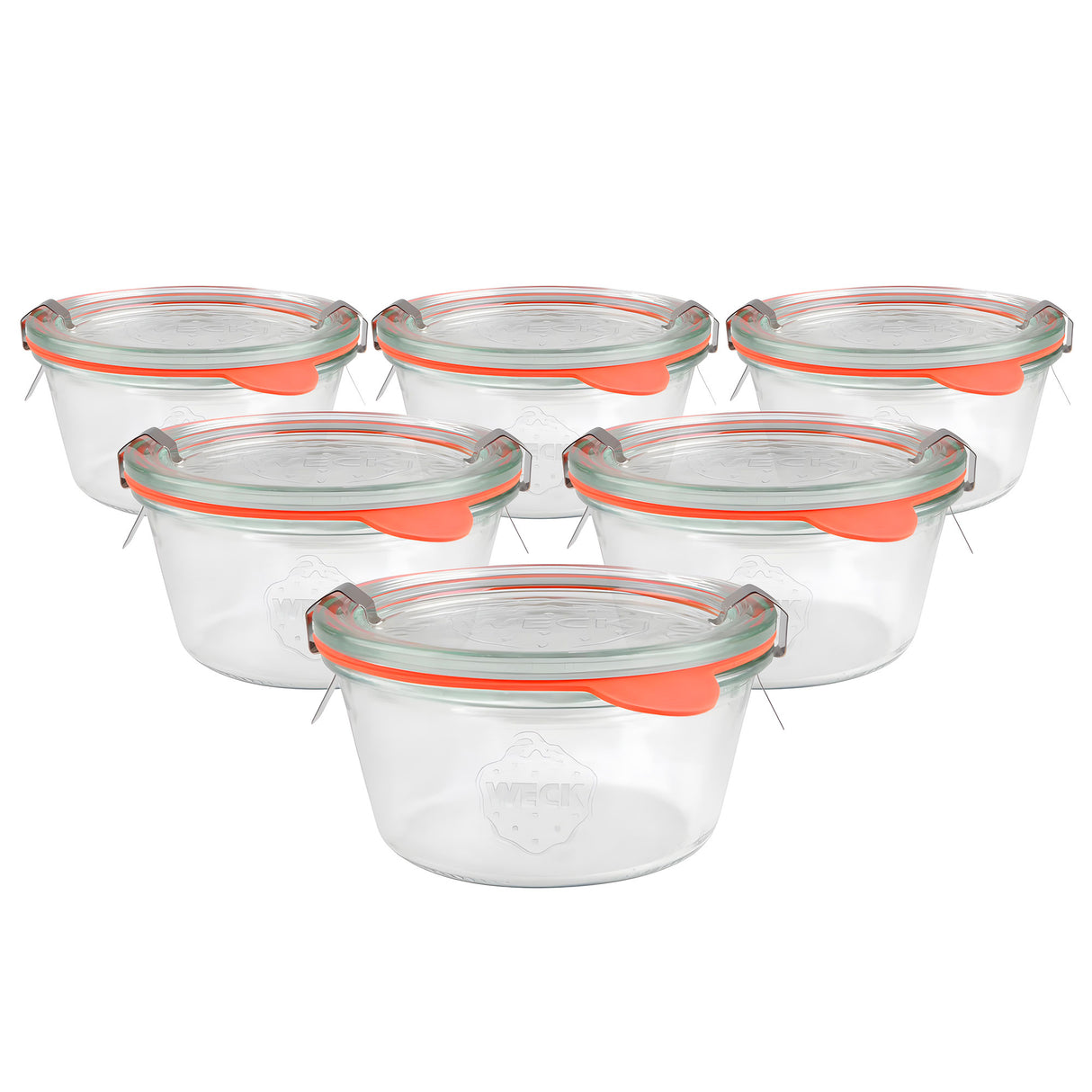 Weck 740 Mold Jar 10 oz – Wide-Opening Glass Bowl for Desserts and Snacks