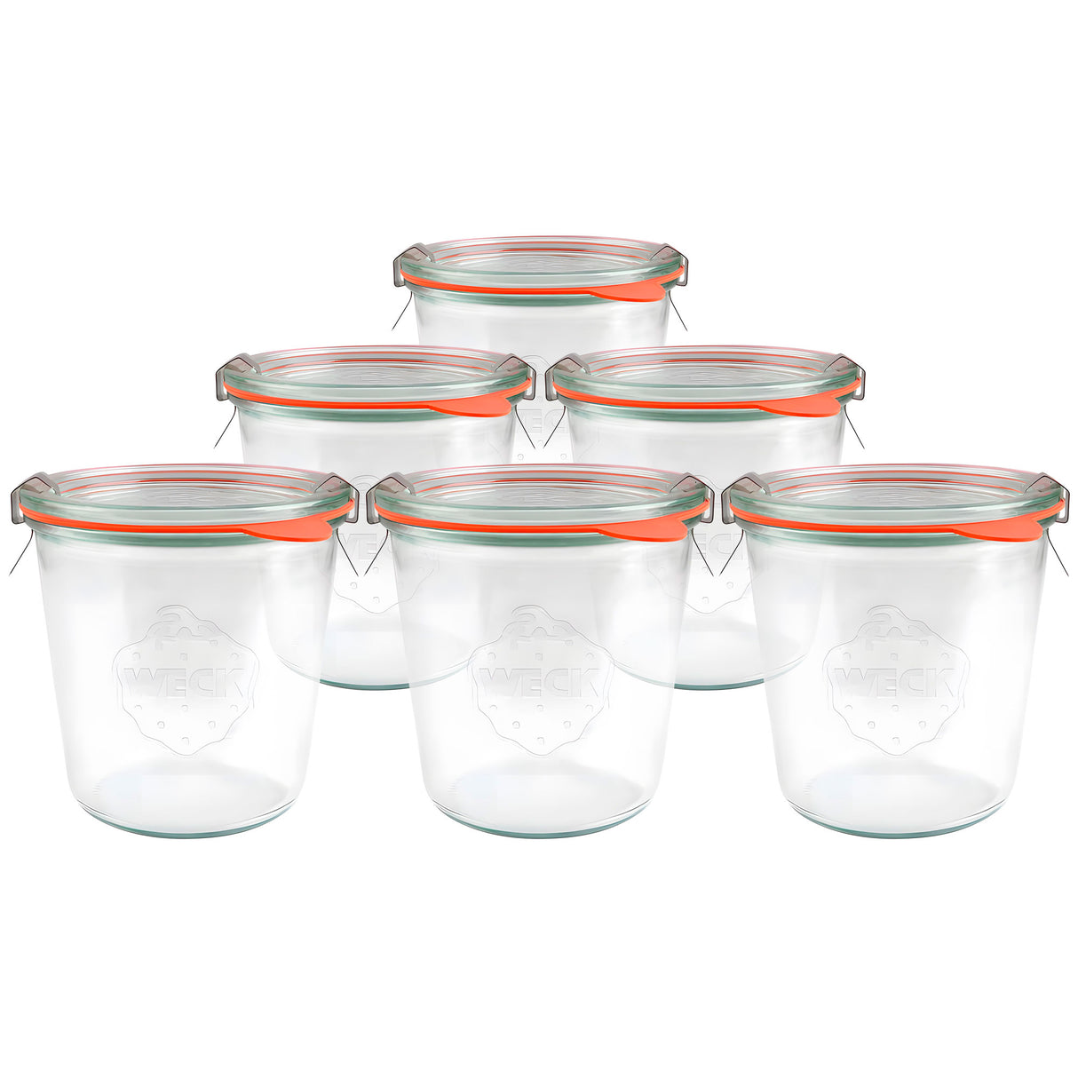 Weck 742 Canning Jar 19.5 oz – Wide Glass for Ferments and Leftovers