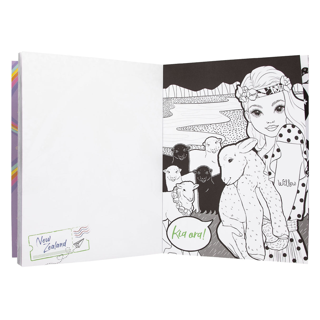 TOPModel Coloring Book “Friends Around the World” by Depesche