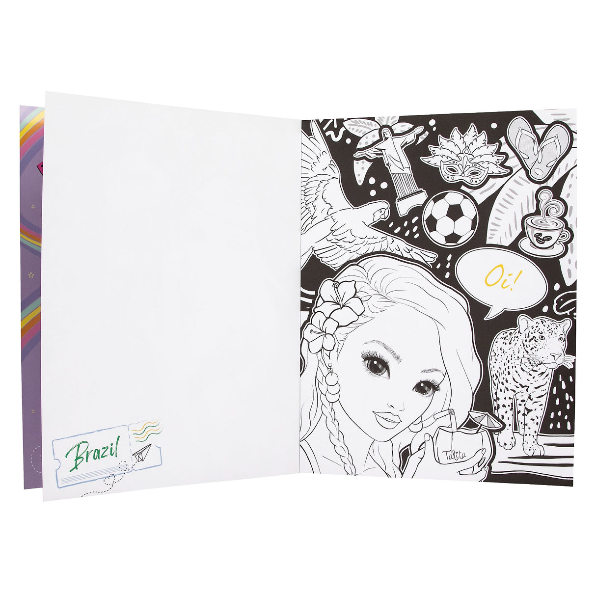 TOPModel Coloring Book “Friends Around the World” by Depesche