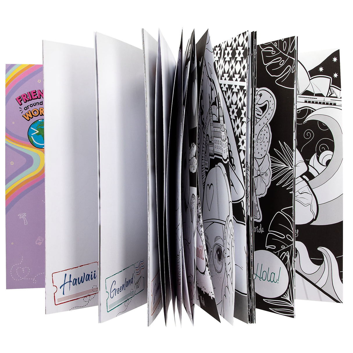 TOPModel Coloring Book “Friends Around the World” by Depesche