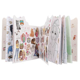 TOPModel Kitty - Creative Coloring & Sticker Book by Depesche