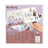 Miss Melody Dress Me Up – Horse & Rider Sticker Book by Depesche