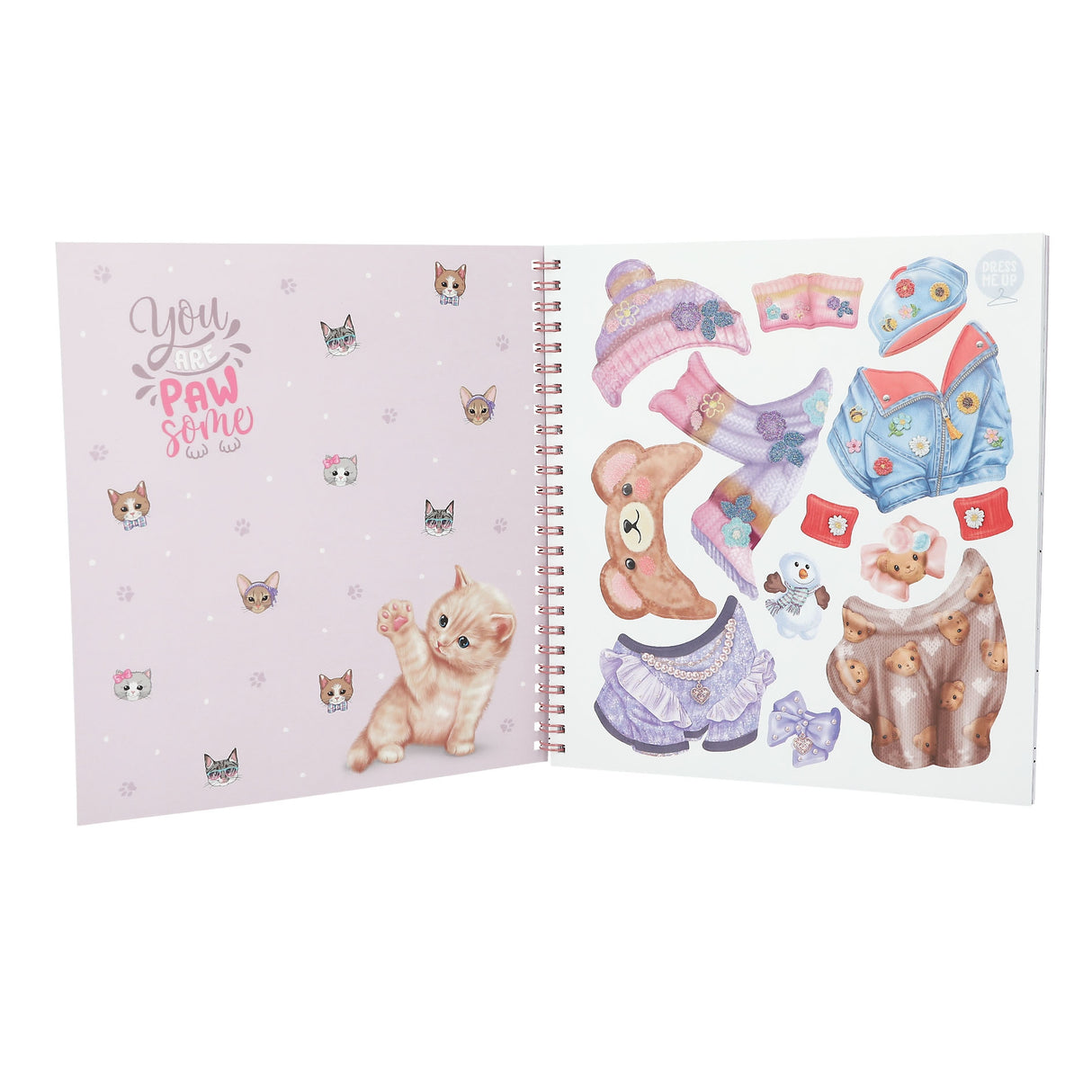 TOPModel Kitty Coloring & Sticker Book – 47 Pages + 5 Sticker Sheets by Depesche