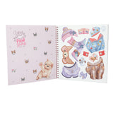 TOPModel Kitty Coloring & Sticker Book – 47 Pages + 5 Sticker Sheets by Depesche