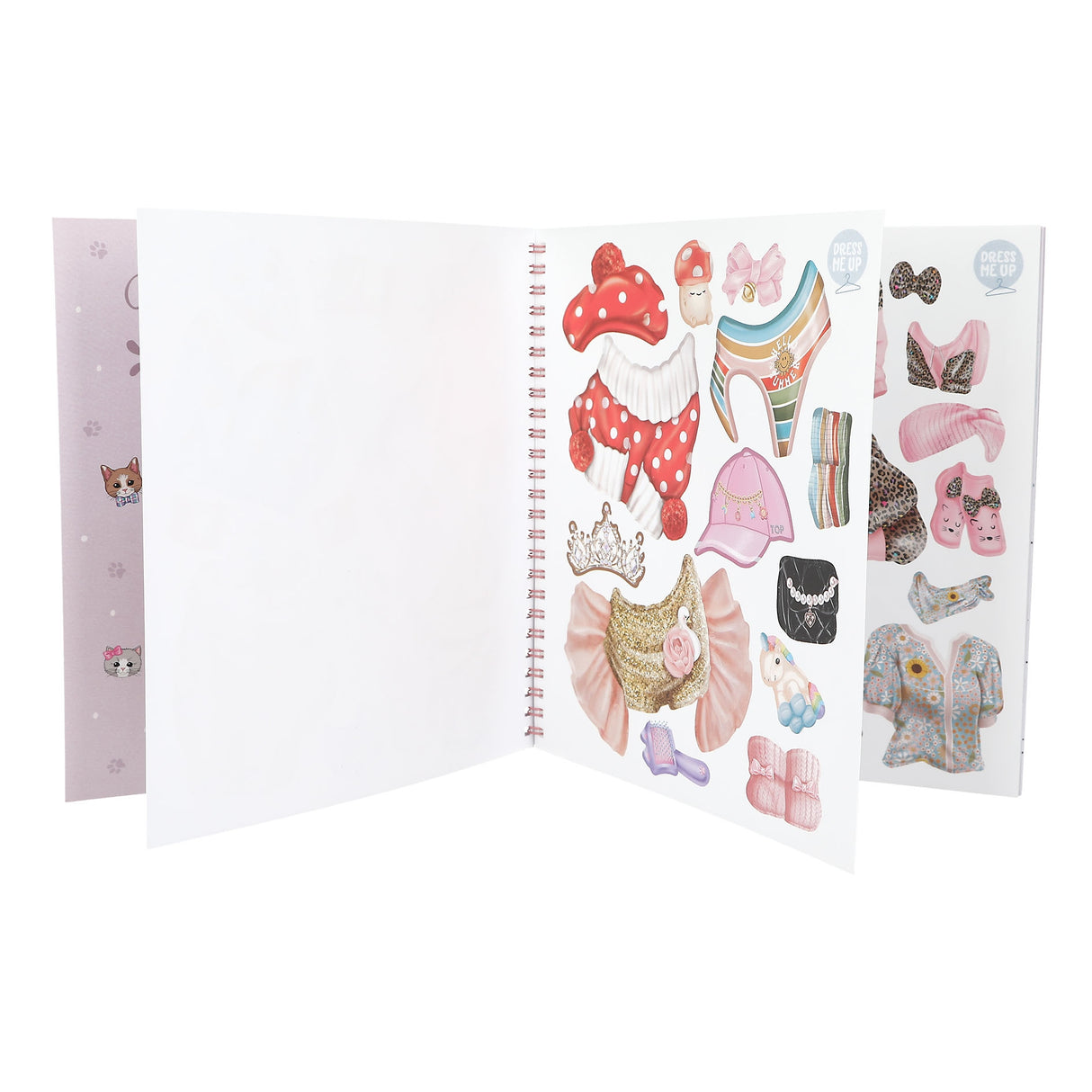 TOPModel Kitty Coloring & Sticker Book – 47 Pages + 5 Sticker Sheets by Depesche
