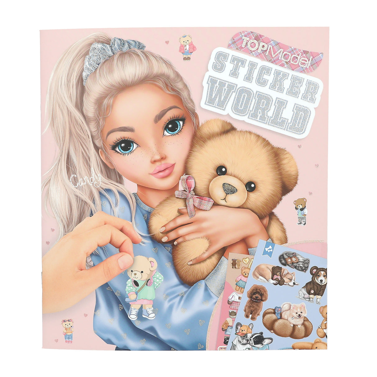 TOPModel Team Teddy Sticker Book - Creative Animal & Fashion Sticker Fun