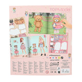 TOPModel Team Teddy Sticker Book - Creative Animal & Fashion Sticker Fun