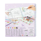 TOPModel Doggy Coloring & Sticker Book – 40+ Pages with 5 Sticker Sheets by Depesche