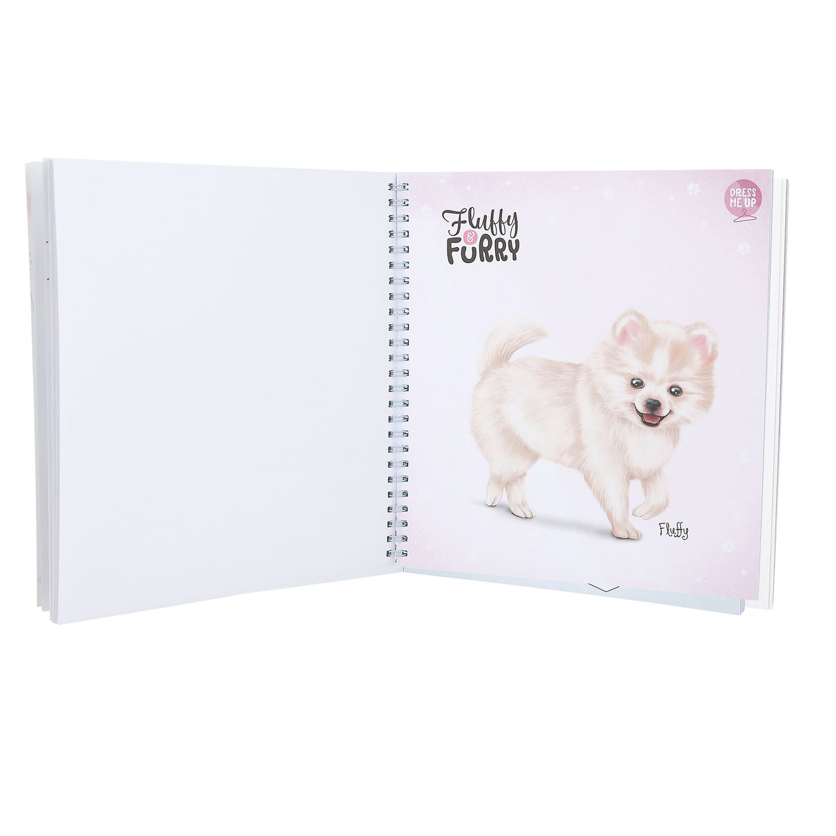 TOPModel Doggy Coloring & Sticker Book – 40+ Pages with 5 Sticker Sheets by Depesche