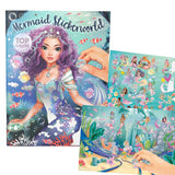 TOPModel Mermaid Stickerworld - Fantasy Sticker Book with 240+ Stickers