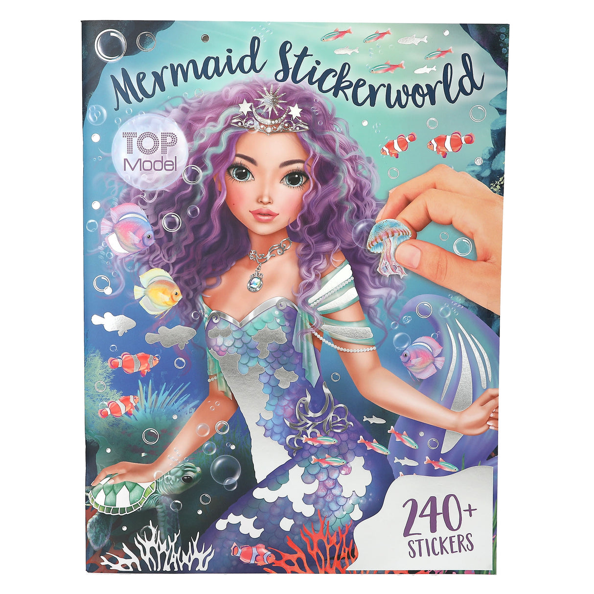 TOPModel Mermaid Stickerworld - Fantasy Sticker Book with 240+ Stickers
