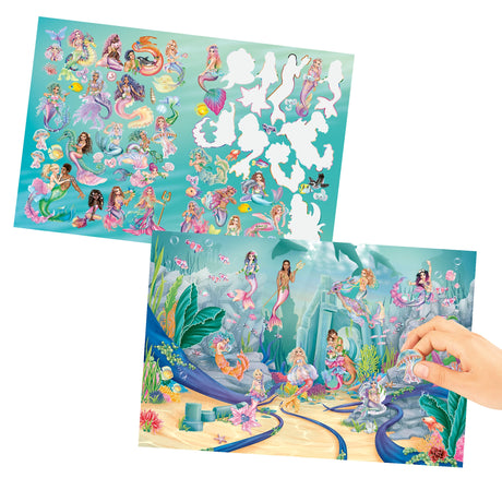 TOPModel Mermaid Stickerworld - Fantasy Sticker Book with 240+ Stickers