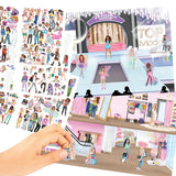 TOPModel Stickerworld Fashion Sticker Book – 220+ Reusable Stickers by Depesche
