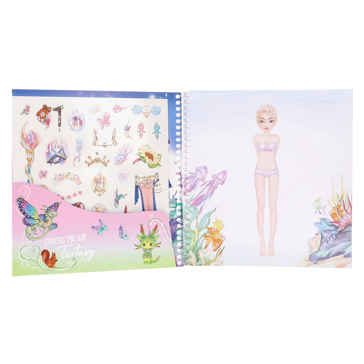 TOPModel Fantasy Dress-Up Sticker Book - 160+ Magical Stickers by Depesche