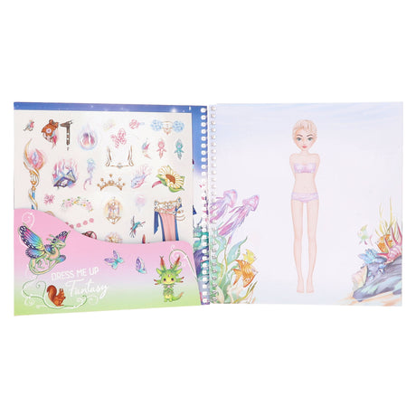 TOPModel Fantasy Dress-Up Sticker Book - 160+ Magical Stickers by Depesche