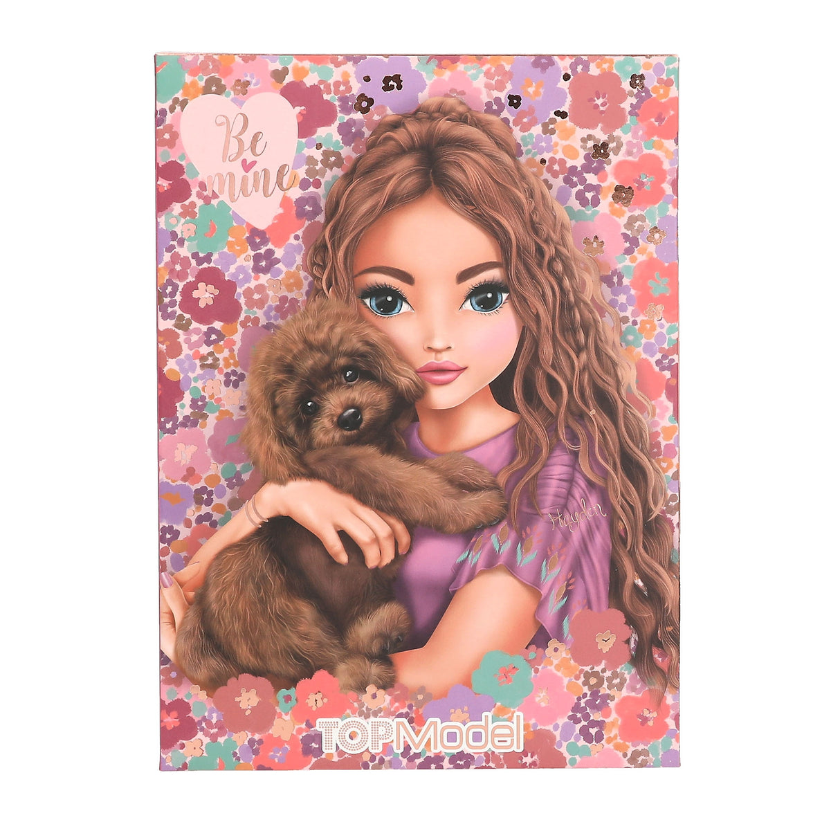 TOPModel FLORAL Stationery Set with Puppy - Writing Paper & Envelopes by Depesche