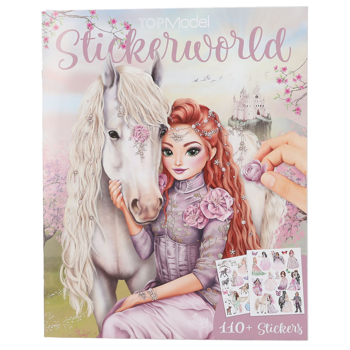 TOPModel Stickerworld VIVA VIOLET – Fantasy Sticker Book by Depesche