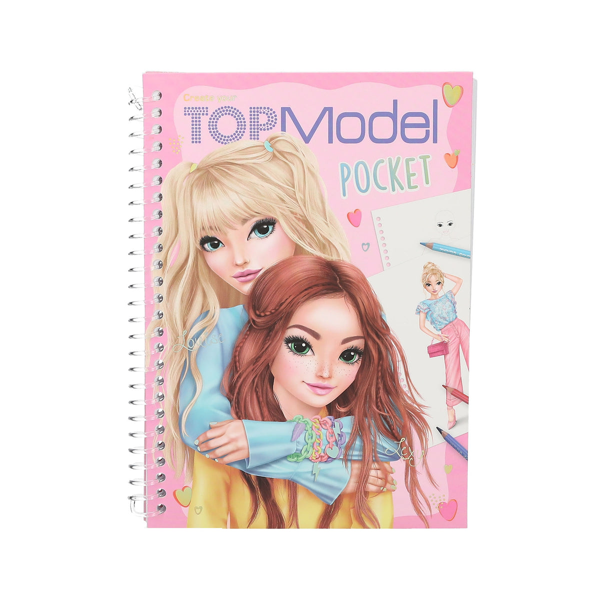 TOPModel Pocket Dress-Up Coloring Book - Compact Activity Kit by Depesche