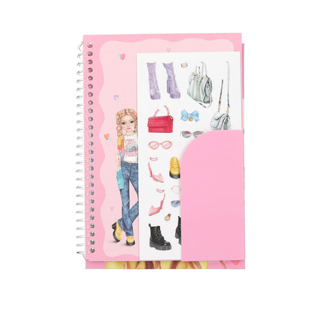 TOPModel Pocket Dress-Up Coloring Book - Compact Activity Kit by Depesche